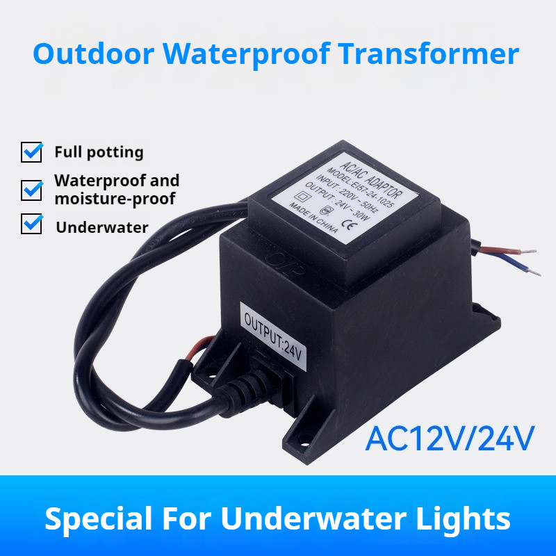 Waterproof Transformer 220V to 24V/12V for Underwater Lights AC Single ...