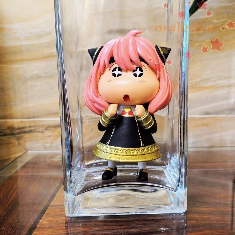 MALCOLM Crayon ShinChan Model Toy, Cos Spy X Family Anya Crayon