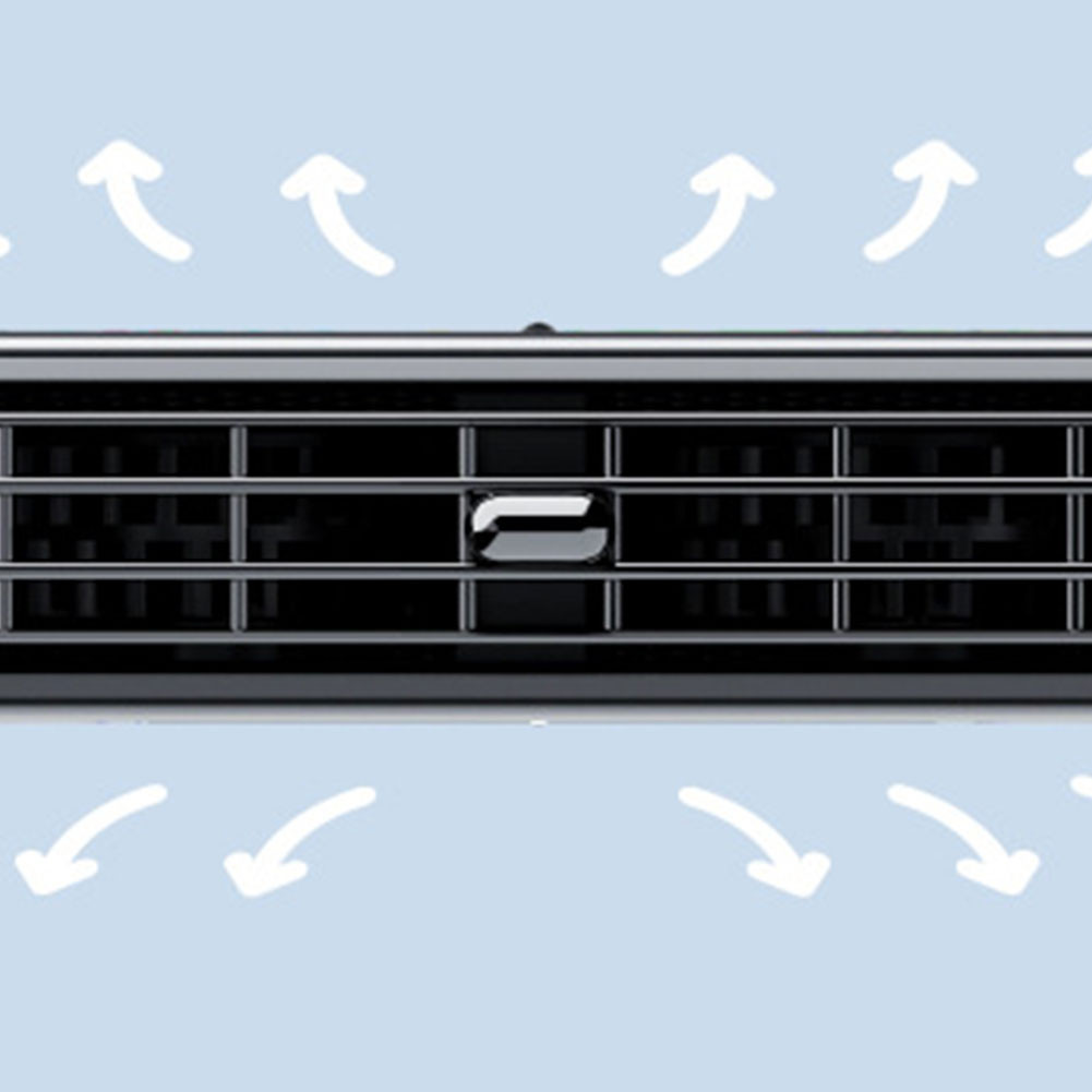 Car Headrest Cooling Air Fan 3 Speeds Adjustable Car Interior Rear