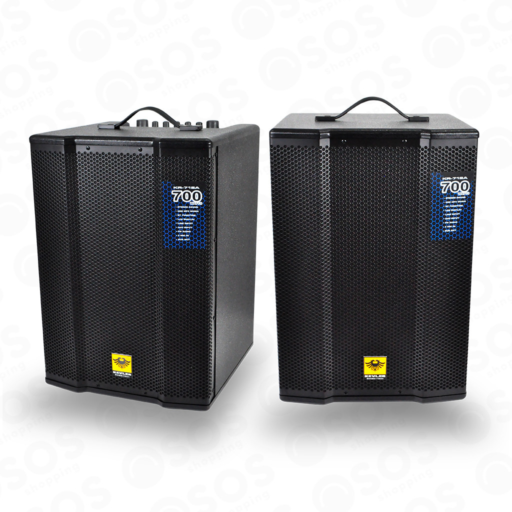 KEVLER 2pcs KR712A 12 Inches 1x Active & 1 Passive Speaker System 3