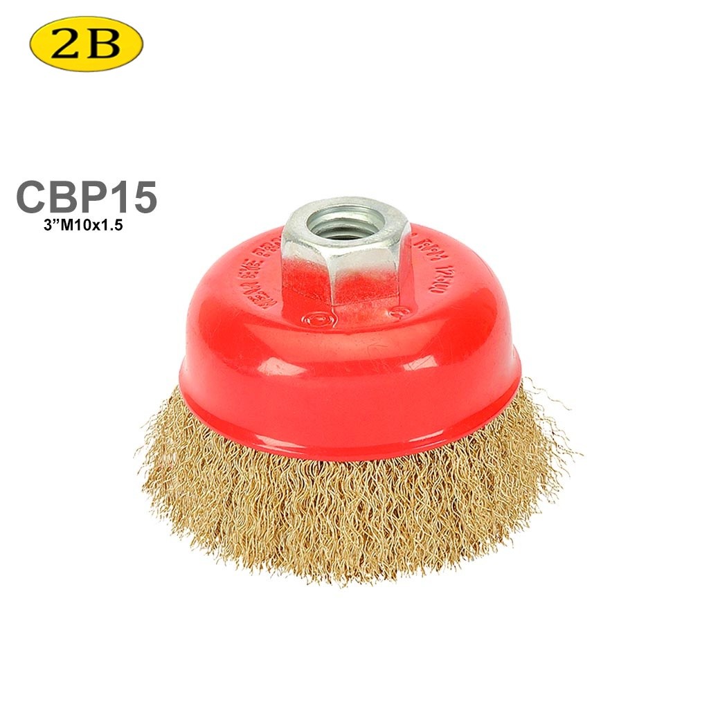 24stks Mini 15 25 55mm Messing Wire Brush Set Wheel Grinder Clean voor