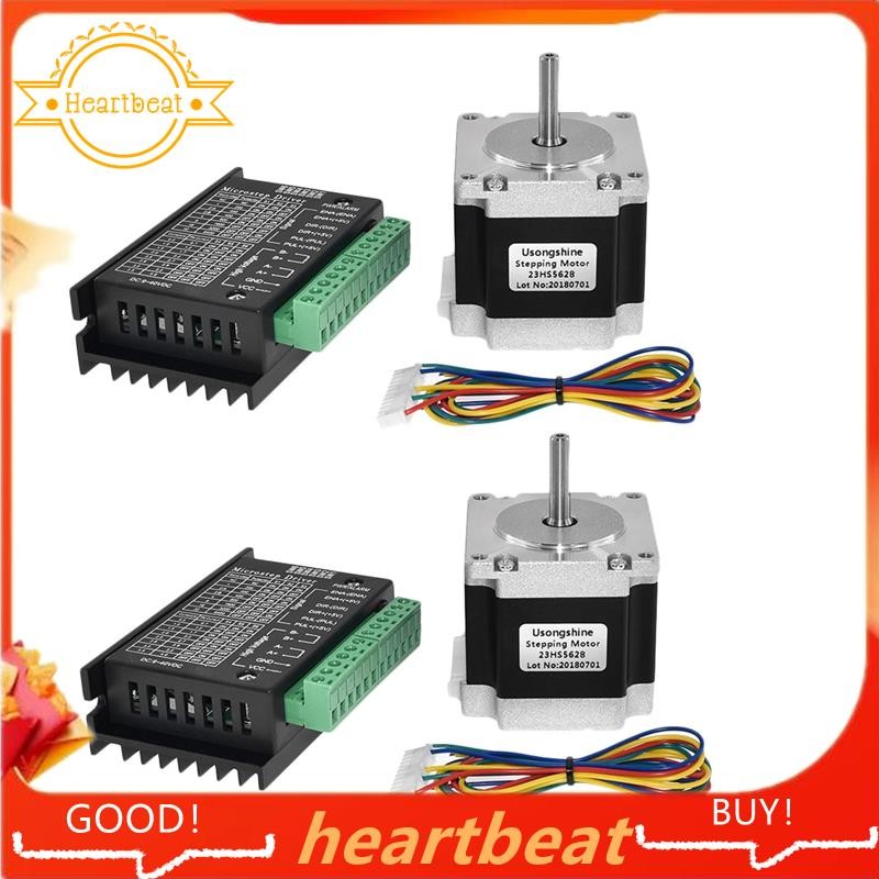 [HotSale] Nema 23 23HS5628 Stepper Motor 57 Motor 2.8A With TB6600