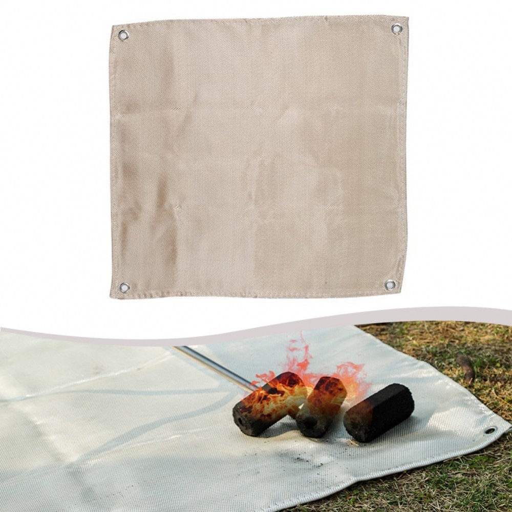 Heat Shielding BBQ Ground Protector with Fireproof Glass Fiber Material ...