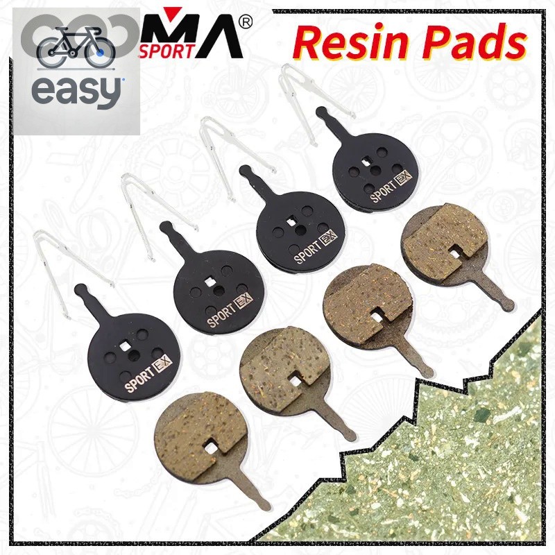 4 Pairs, Bicycle Disc Brake Pads for AVID BB5, Giant ATX 770D Caliper