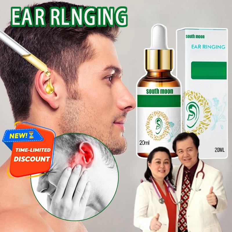 Tinnitus Relief Drops for Ringing Ears - Natural Formula, 20ml for ...