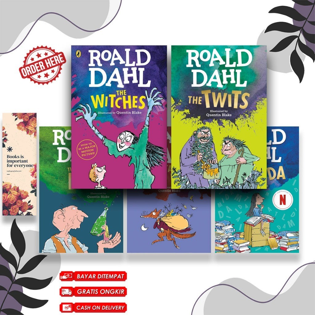 Roald Dahl Collection 16 Books Box Set (English) | Shopee Philippines
