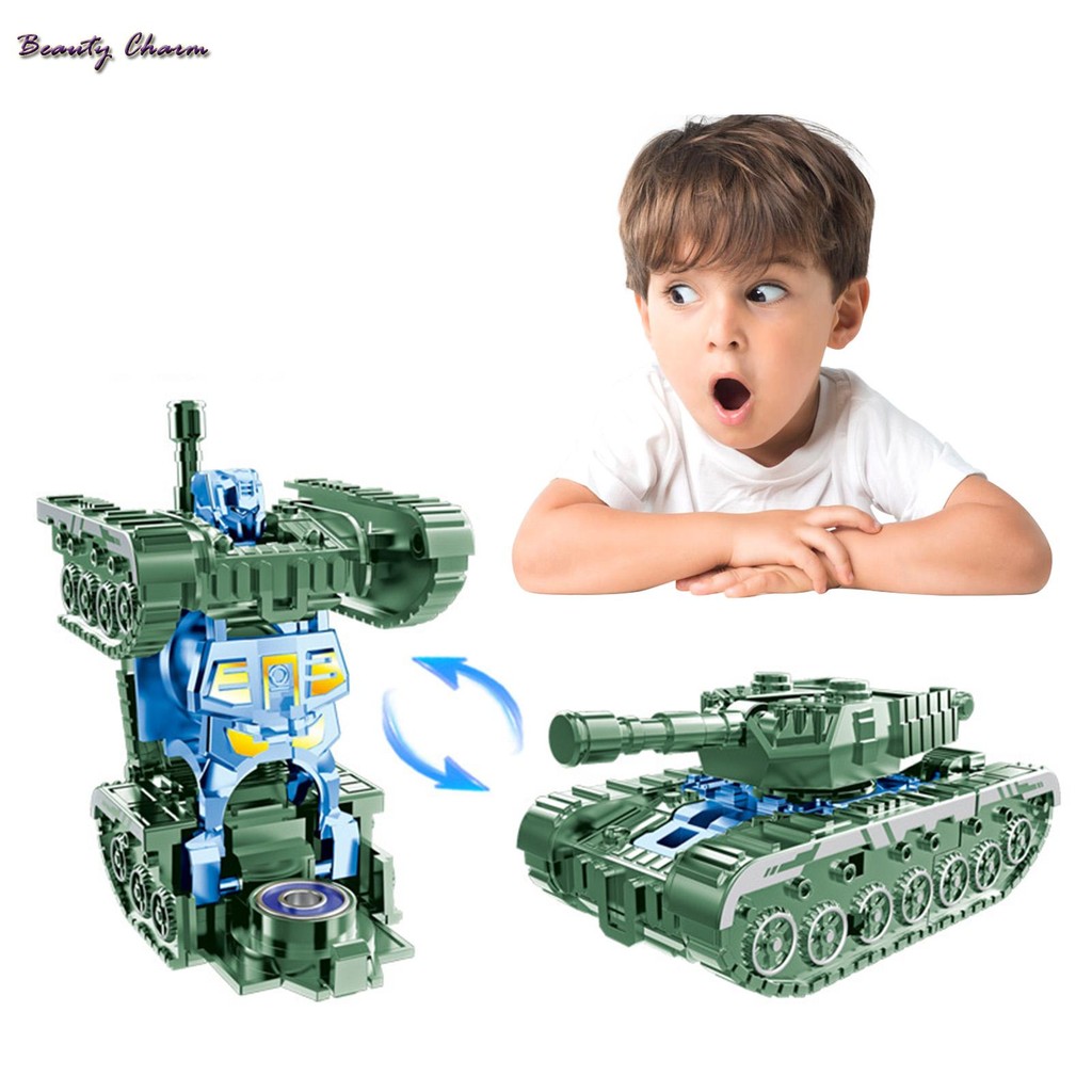 Robotic Tank Fidget Toy Transforming Tank Robot Fidget Spinner for ...