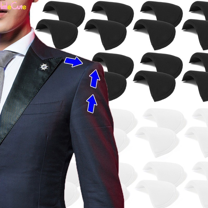 3Pairs Unisex Clothes Suit Jacket Shoulder Padding - Removable Shoulder ...
