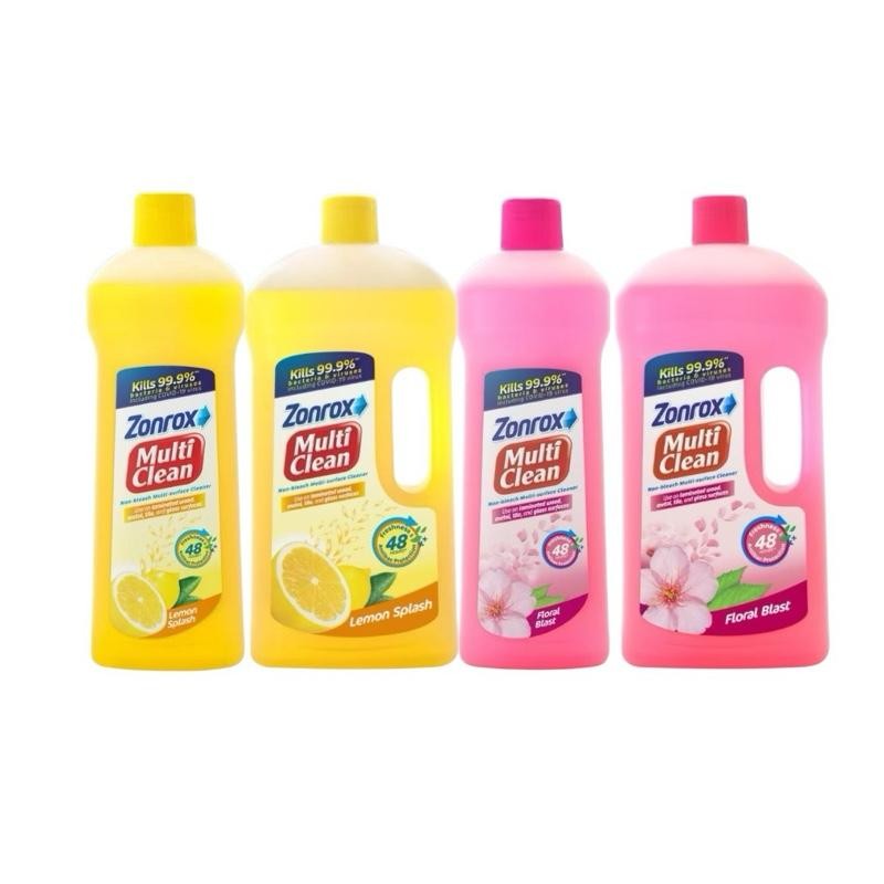 Zonrox Multi-Clean Multi Surface Cleaner Floral Blast & Lemon Splash ...