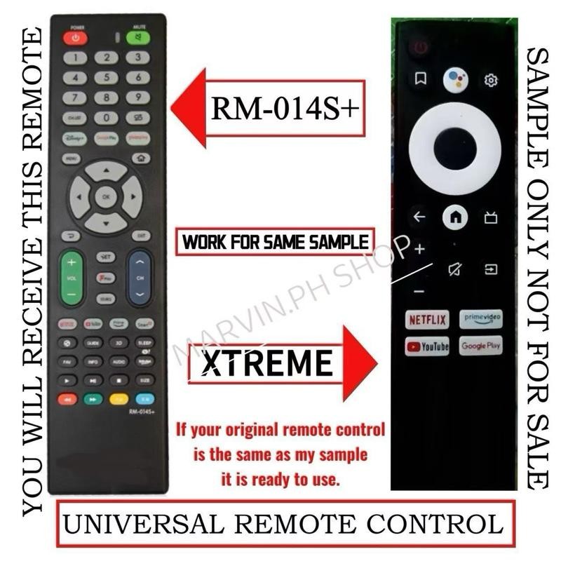 Ready to use Remote Control for XTREME Universal Smart tv Remote Na ...