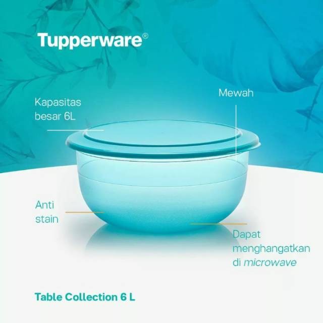 Tupperware Table Collection 6L TOSKA luxury serving container | Shopee ...
