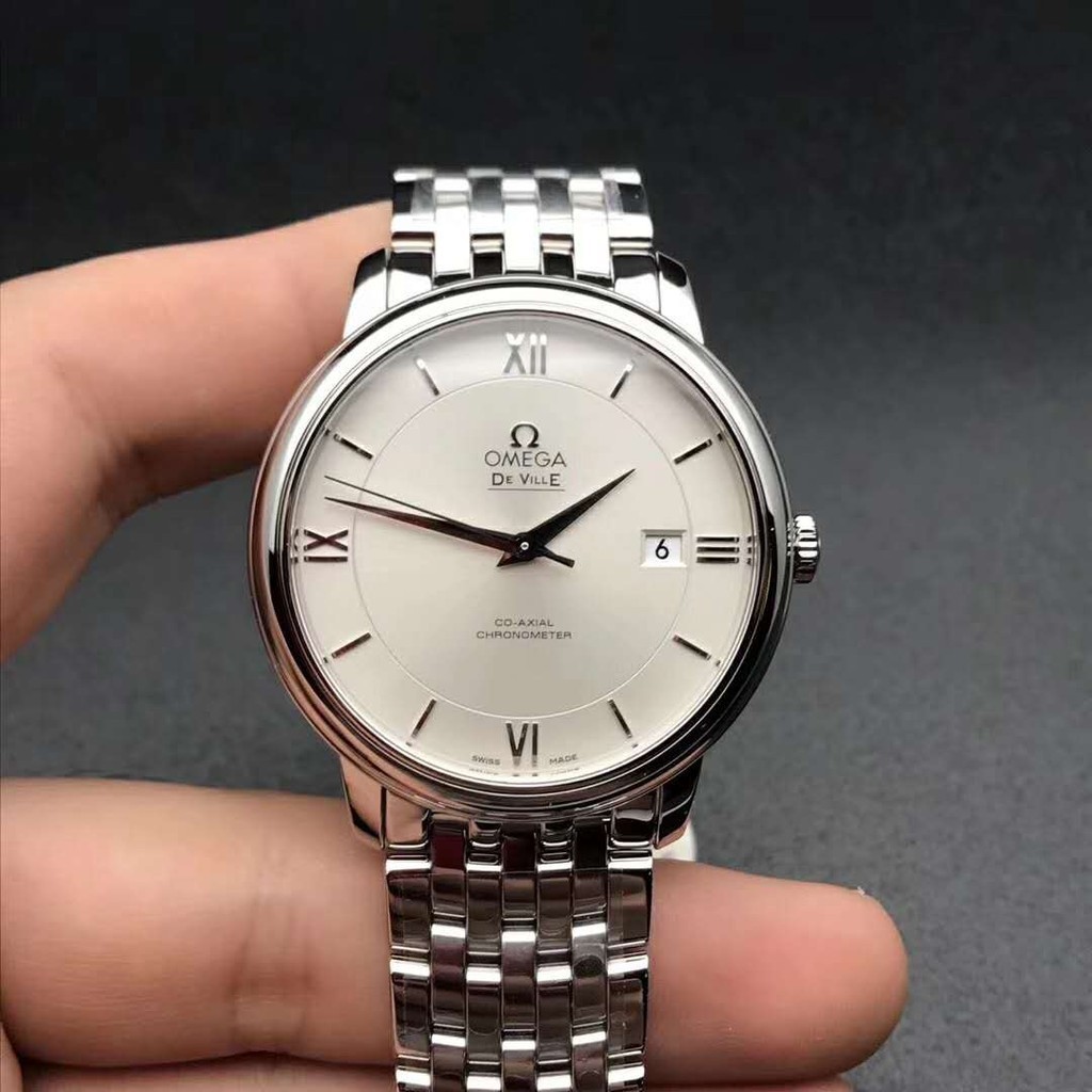 Omega Omega Omega Saucer Flying Series Silver Disc Mechanical Men's ...