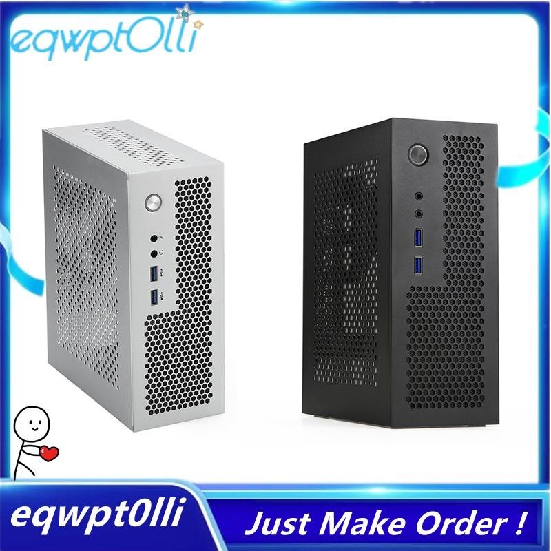 ^eQQ^A09 HTPC Computer Case Mini ITX Gaming PC Chassis Desktop Chassis ...