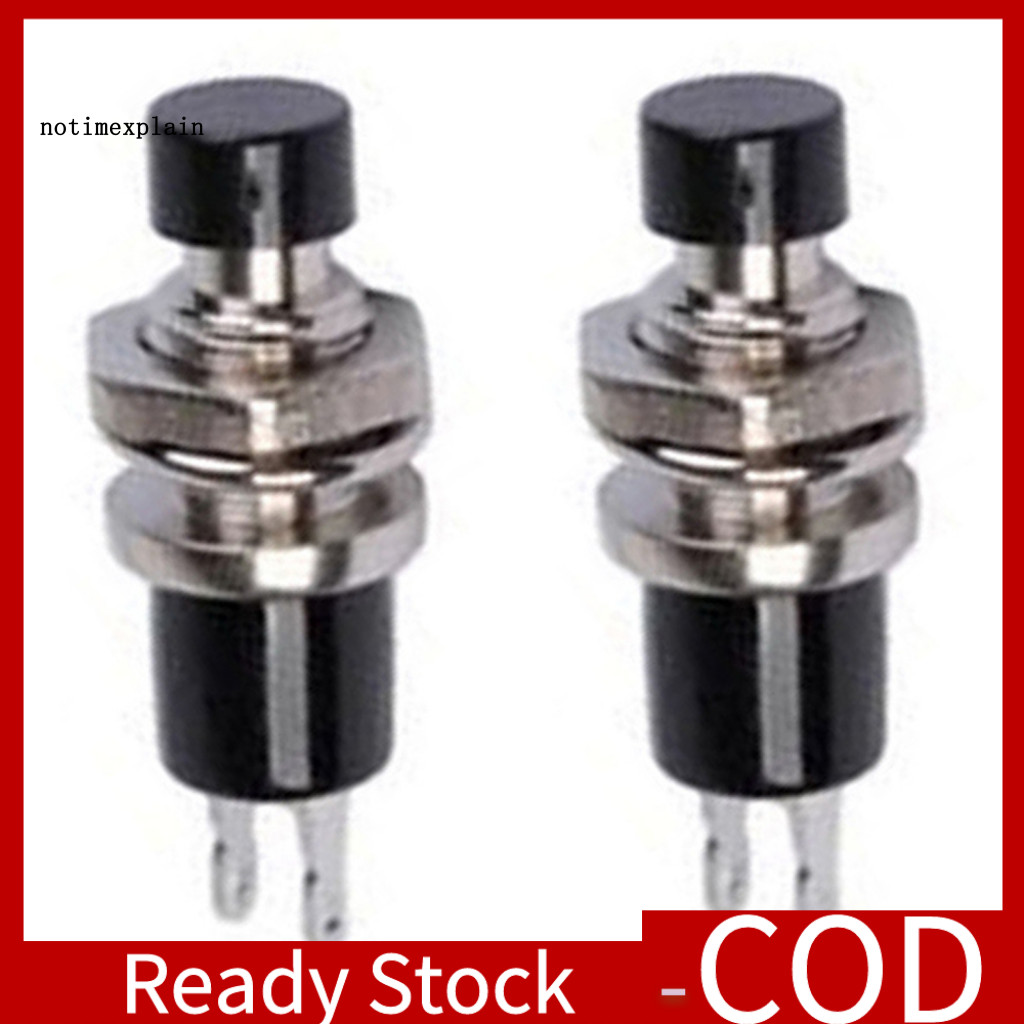NTA 10 Pcs Mini Momentary ON/OFF Locking Latching Push Button Car/Boat ...