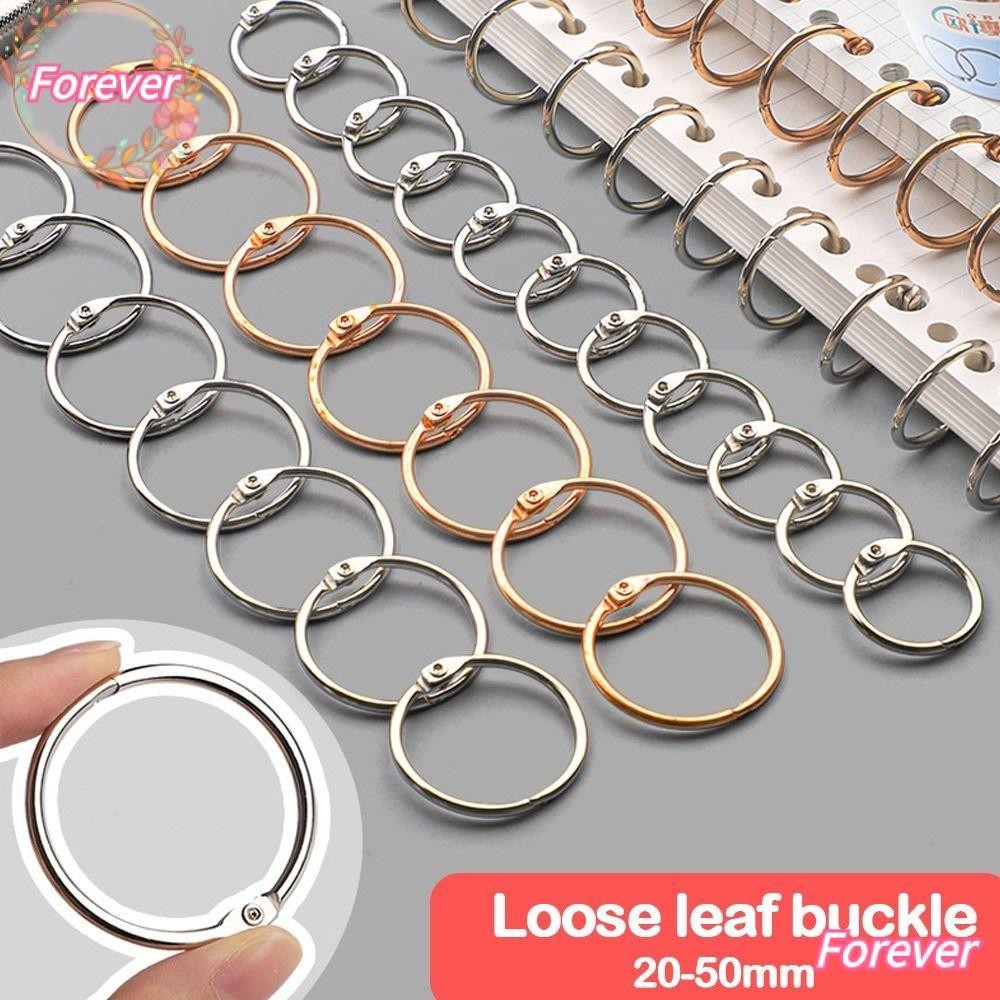 FOREVER Binder Ring, Silver/Rose Gold 20/30/40/50mm Loose-leaf Ring ...