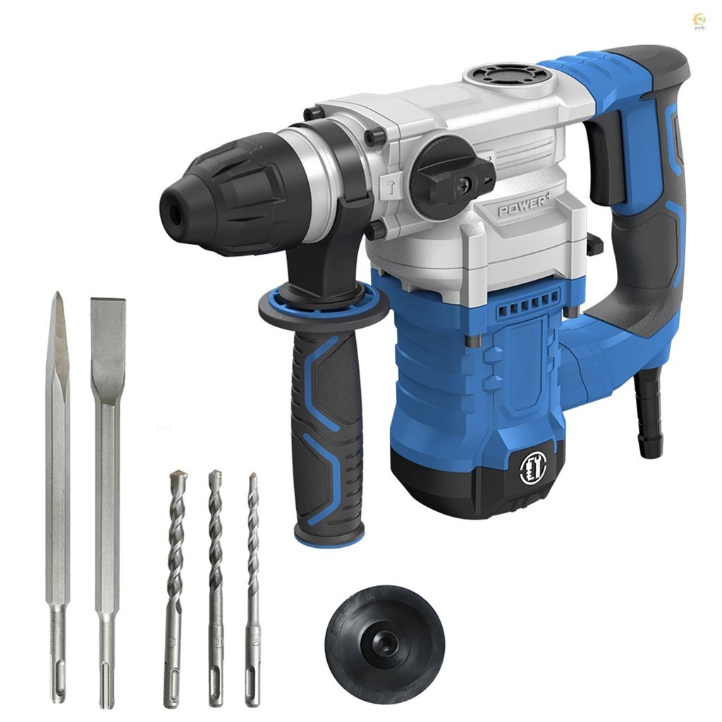 Mini3)8 Amp 1000W SDS-Plus Rotary Hammer Drill with Vibration Control ...