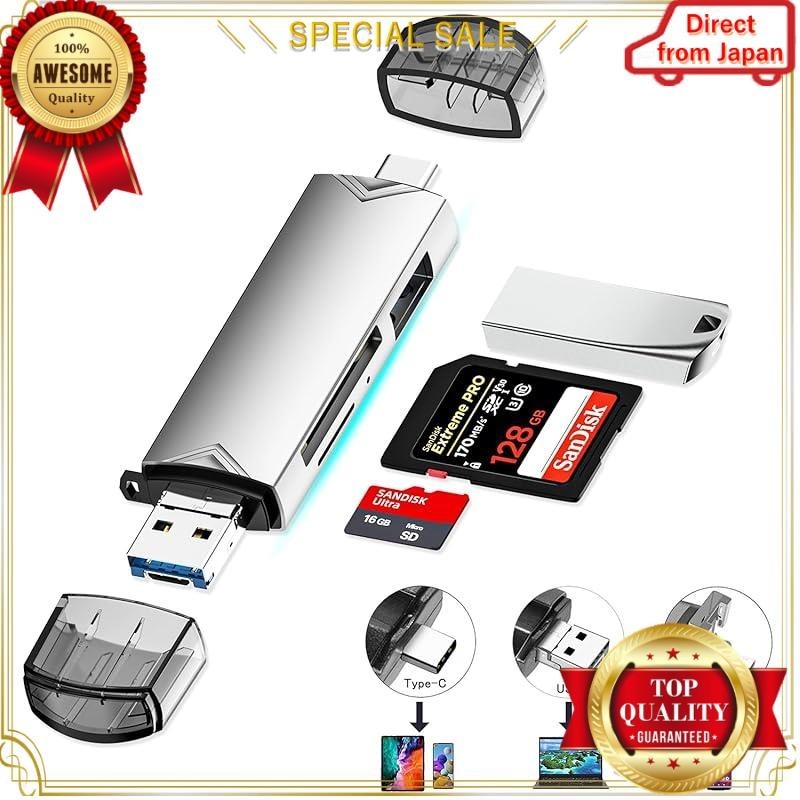 【Direct from JAPAN】3in1 Memory Card Reader SD Card Reader [2024 Stable ...
