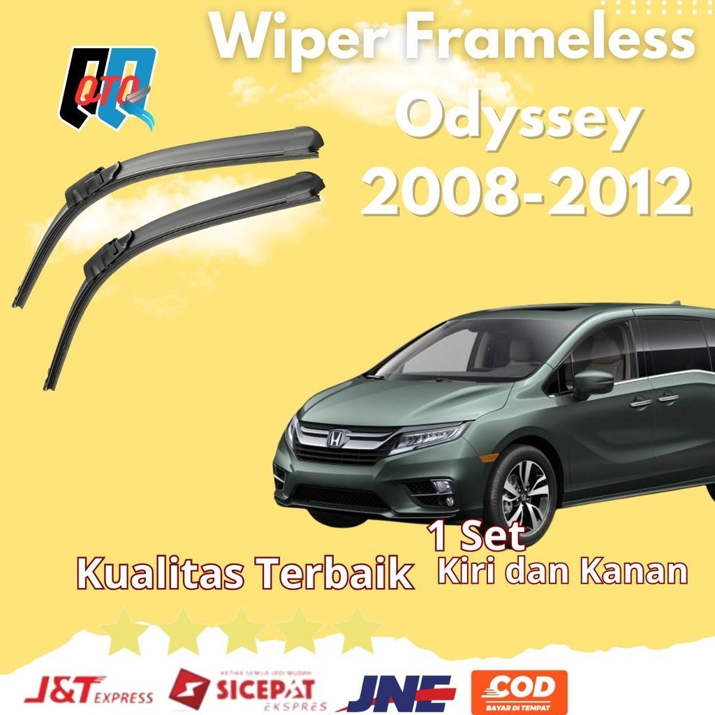 Honda Odyssey 2012 Wiper Size