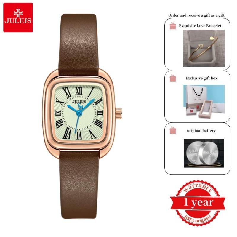 JULIUS Korean genuine watch for women, fashionable temperament, retro ...