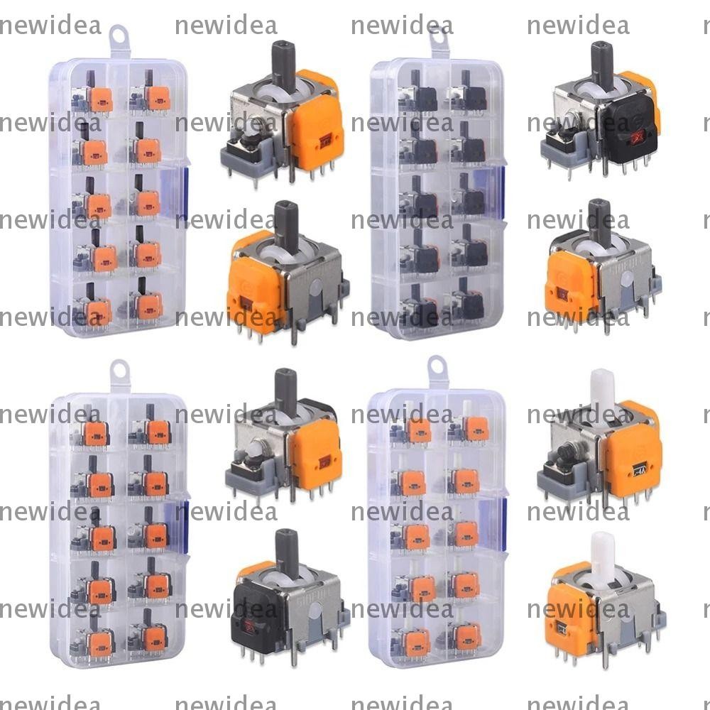 NEWIDEA 10PCS Hall Effect Joystick, Game Analog Sensor Controller Thumb ...