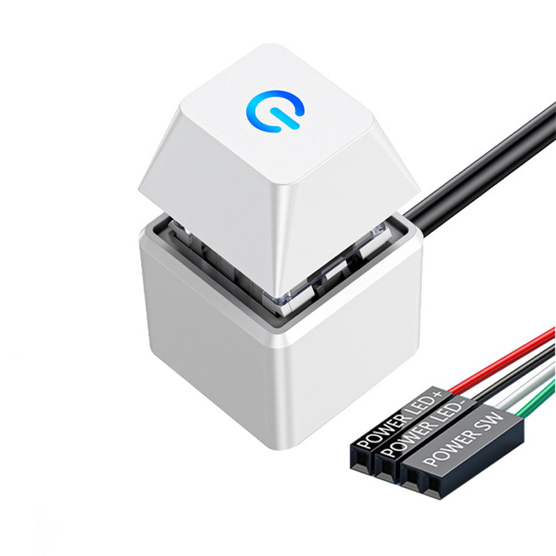 Meuctiffy PC LED PC Computer Case External Button Computer Case