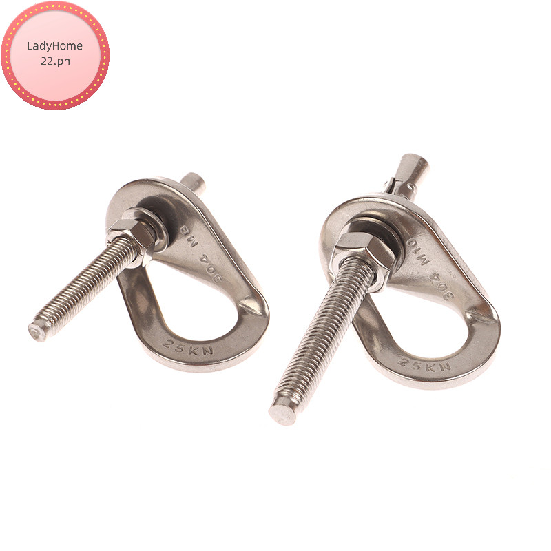 LadyHome22 Rock Climb Anchor Point Piton Nut Anchor Bolt Hanger Plate