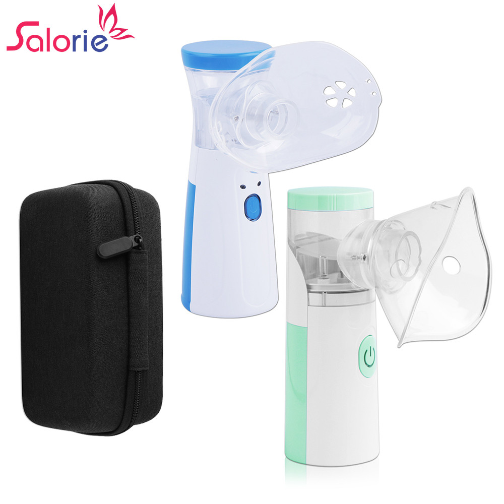 Salorie Handheld Nebulizer Machine Mesh Asthma Inhaler Ultrasonic ...
