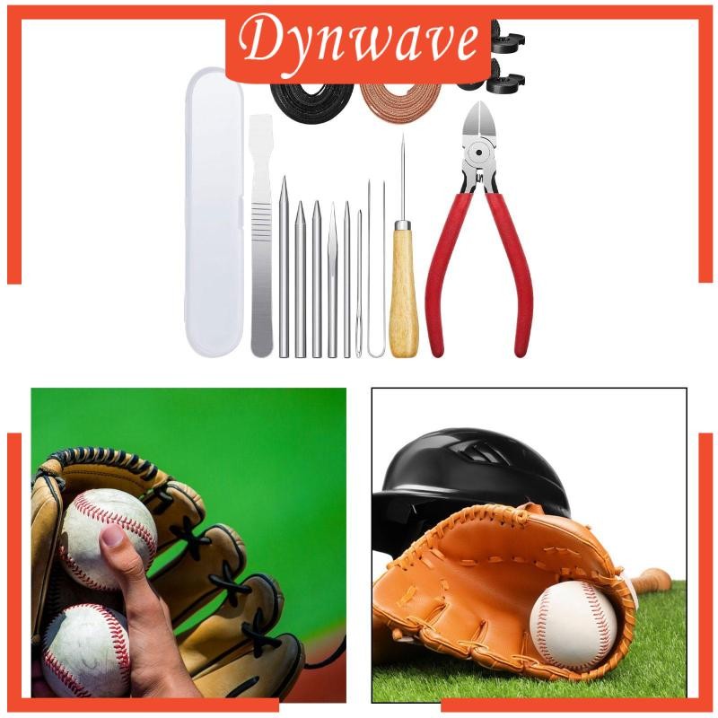 [Dynwave] 16x Baseball Glove Relacing Kit Softball Mitts Repair Kit