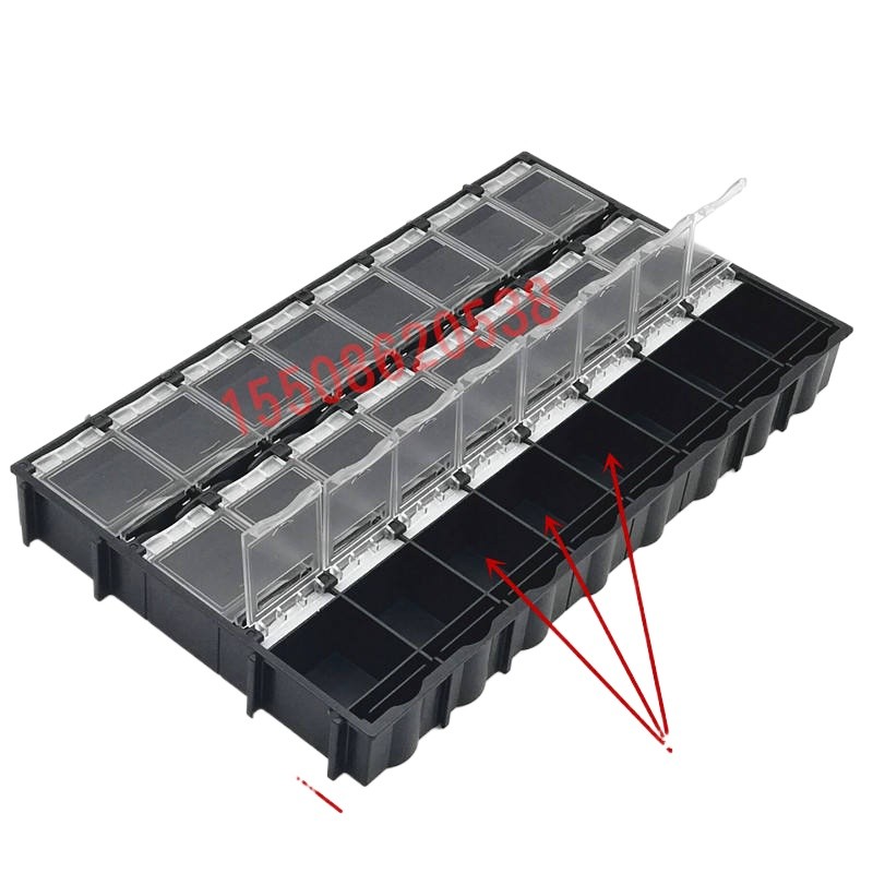 ஐㄓㄔManbei black anti-static SMT patch box component box component ...