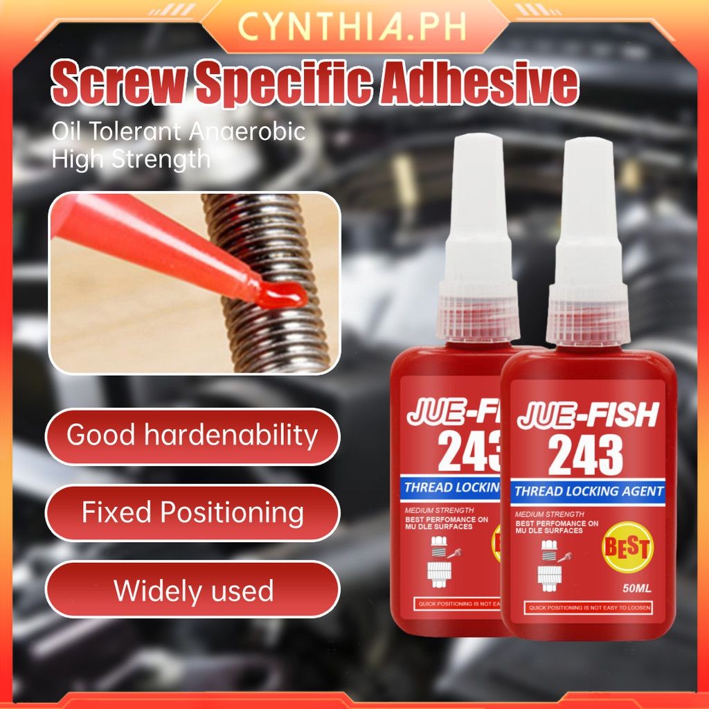 Thread Locking Glue 243 Screw Glue Anaerobic Adhesive Fast Curing For ...
