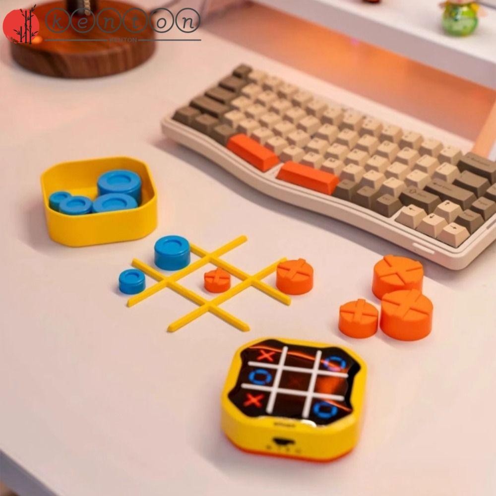 KENTON Super TICTACTOE, Electric 4in1 Handheld Bolt Game, Children