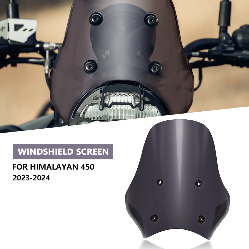 For Motorcycle Windshield Windscreen Windproof Wind Screen Deflector ...