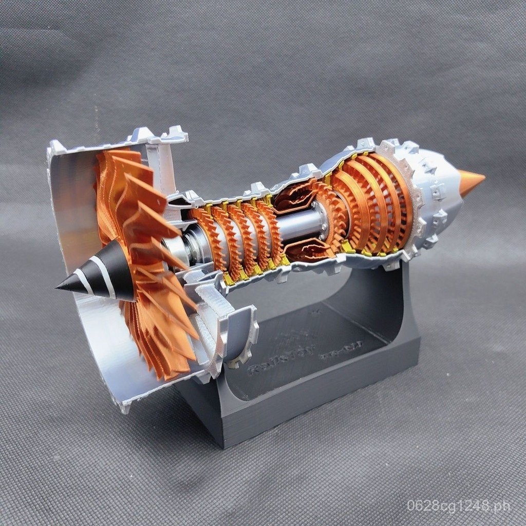 Turboprop Jet Engine Mini Rechargeable Airplane Engine Model Rolls ...