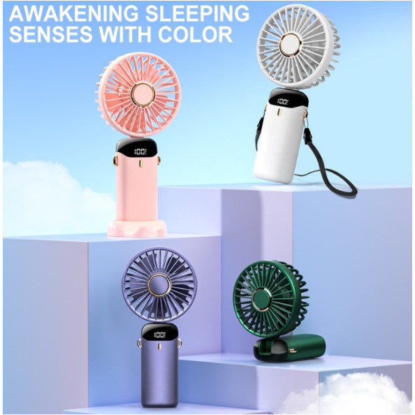 Portable Mini Fan USB Rechargeable Mini Fan Adjustable Cooling Fan ...
