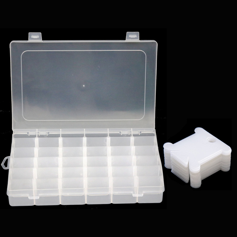 1 Set of Plastic Wrapping Board and Plastic Transparent Shuttle Core ...
