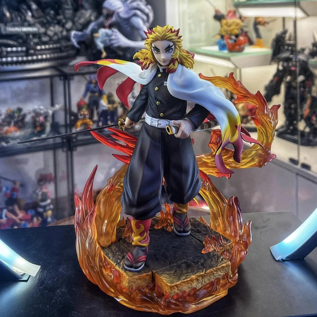 Demon Slayer Rengoku Kyoujurou PVC Figure – 4-Inch Cute Collectible Statue, Official Anime Figurine For Display Or Gifts - View #5