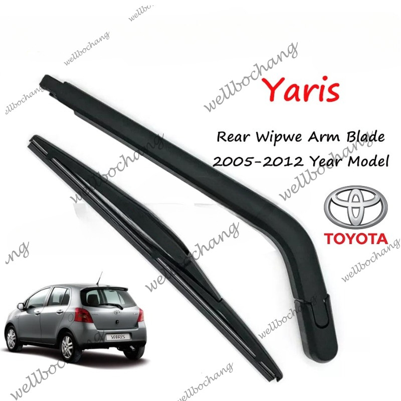 (original)Toyota Yaris Rear Wiper arm/Blade JAPAN Quality for 2005-2012 ...