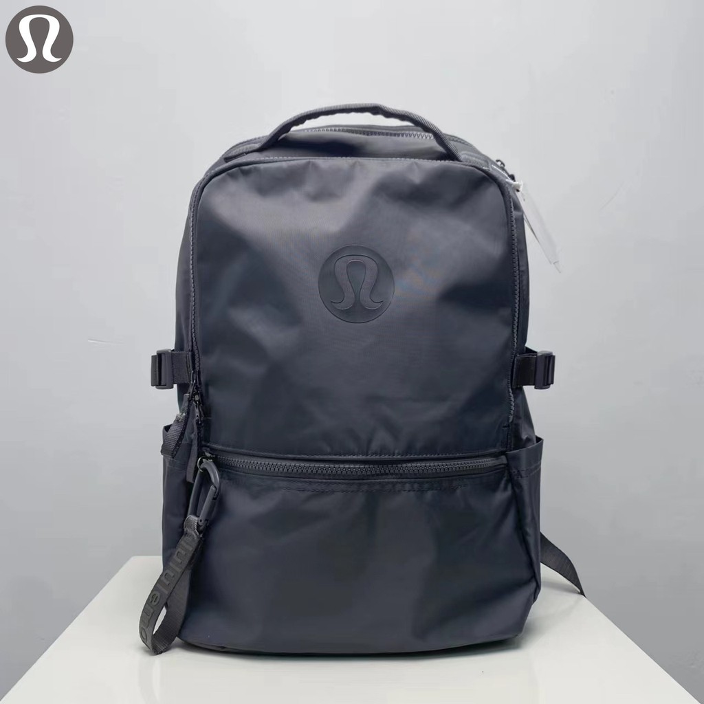 Lululemon Men's and Women's Backpacks Fashion Nylon Backpacks Waterproof  Travel Leisure Large-capacity Schoolbags Large-capacity Outdoor