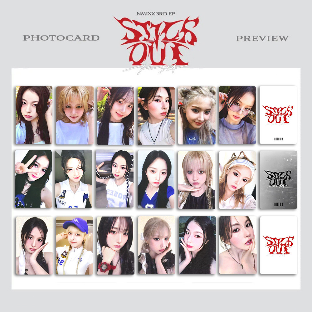 kpop idol NMIXX album Fe3O4 STICK OUT photocards | Shopee Philippines