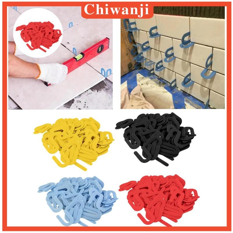 [Chiwanji] 100Pcs Tile Spacers Tile Leveling Clips Accessory Shims Tile ...