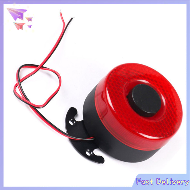 Car Buzzer Reversing Horn With Led Light 1224v Back Up Warning Horn