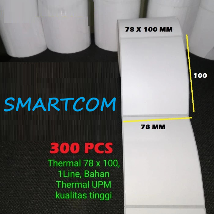 Thermal Sticker Label 78x100mm Contents 300pcs Waterproof Sticker GAP ...