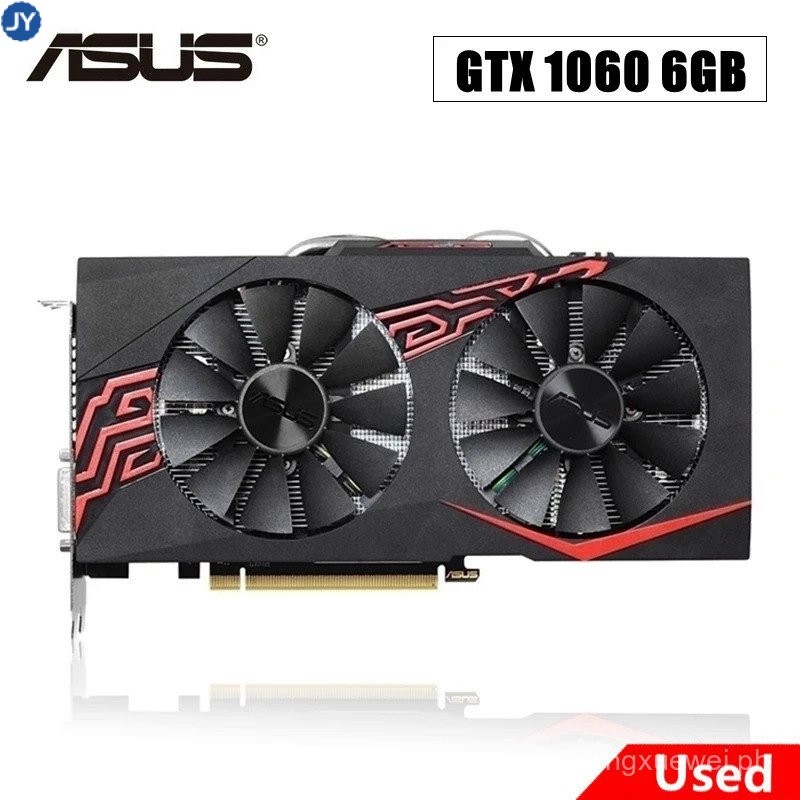 Used ASUS GeForce GTX 1060 6GB Gaming Graphic Card GDDR5 6pin PCI E 3.0 x 16 Video Cards GPU GTX1060 Shopee Philippines