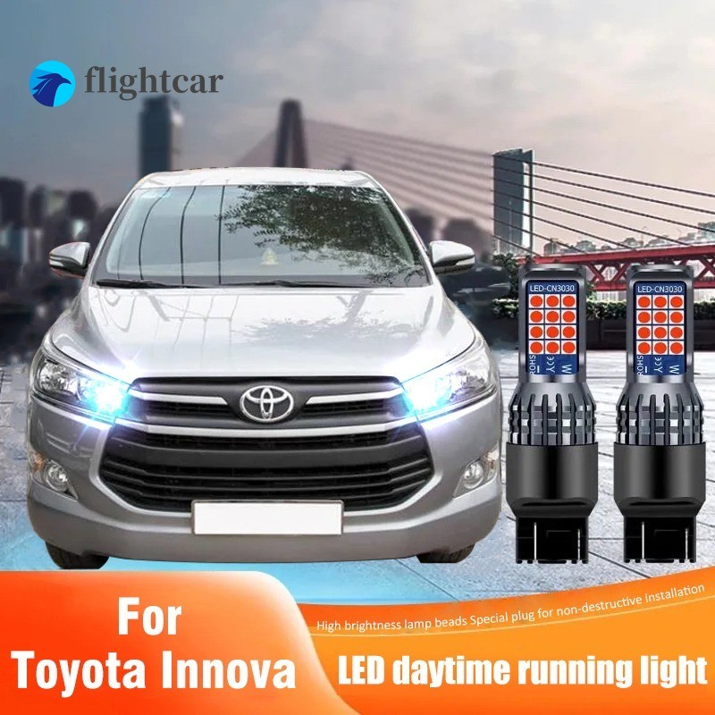 2PCS T20 led Lights for Innova Toyota Corolla Cross Fortuner HILUX ...