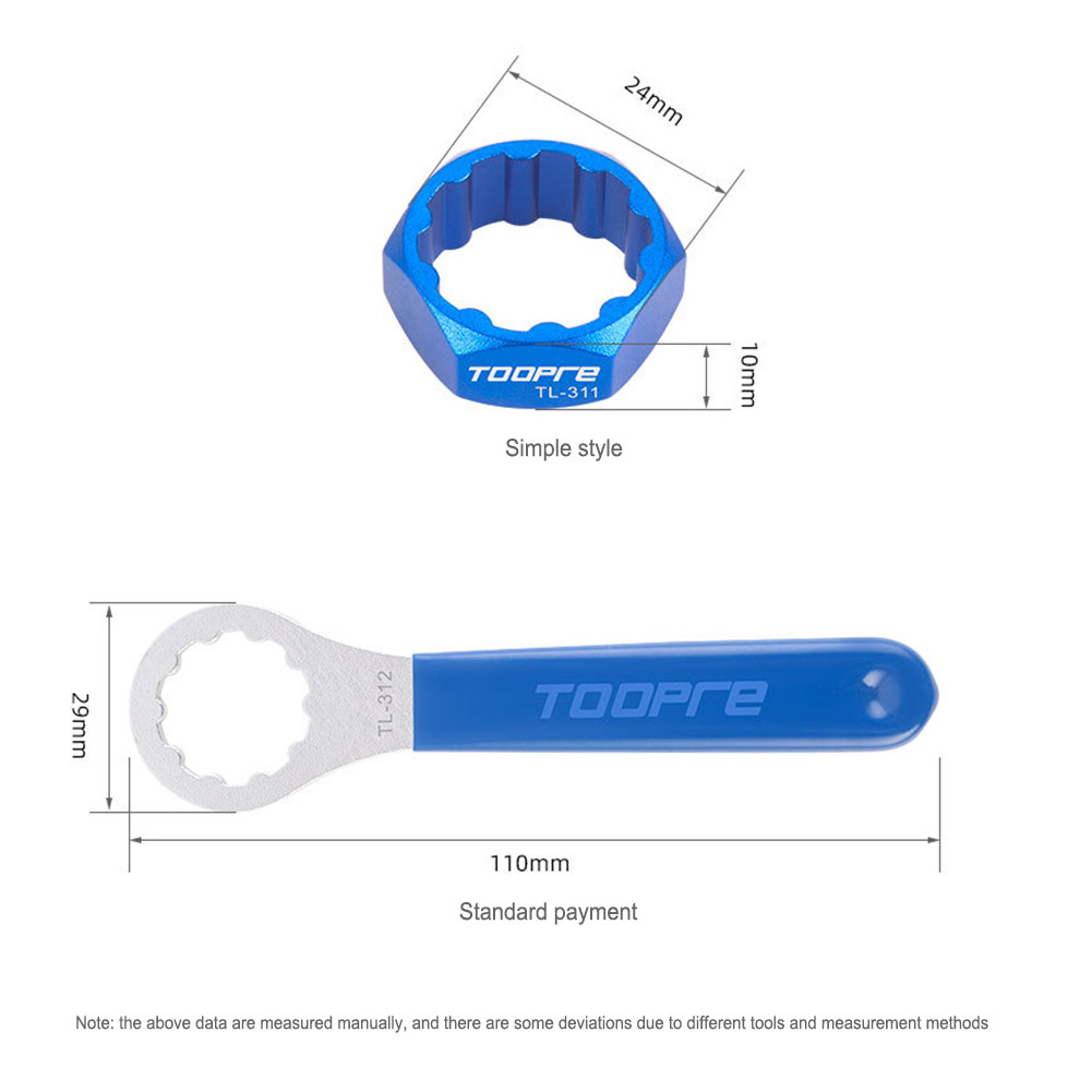 TOOPRE Mountain Road Bike Lock Pedal Shaft Disassembly Tool for 10