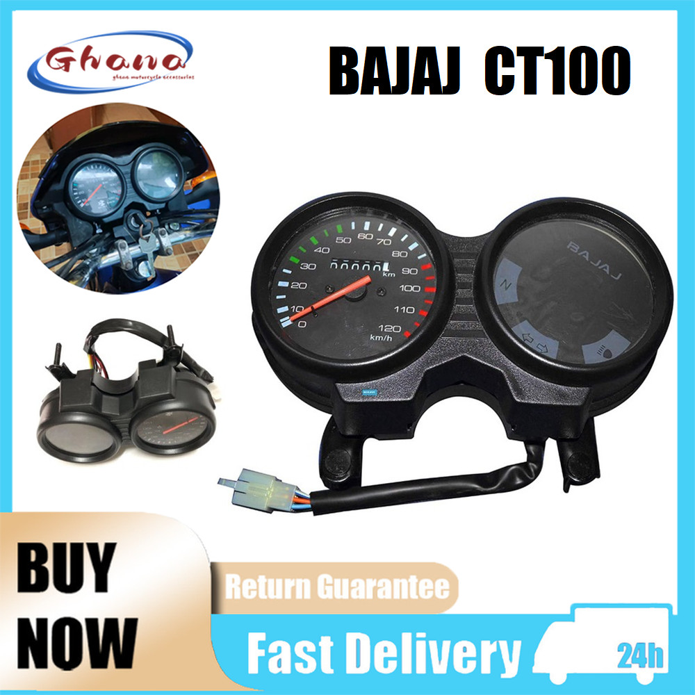 Motorcycles Speedometer Gauge Panel Assembly CT100/BAJAJ | Shopee ...