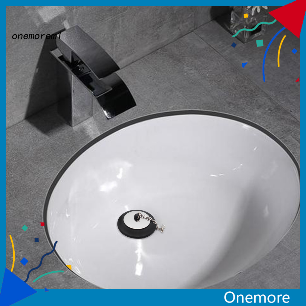 ONEM Black Sink Stopper for Bathtub Professional Drain Tub Stopper