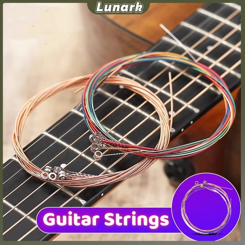 LK 6Pcs/Set Acoustic Guitar String Set for Bass Ukulele Classical ...