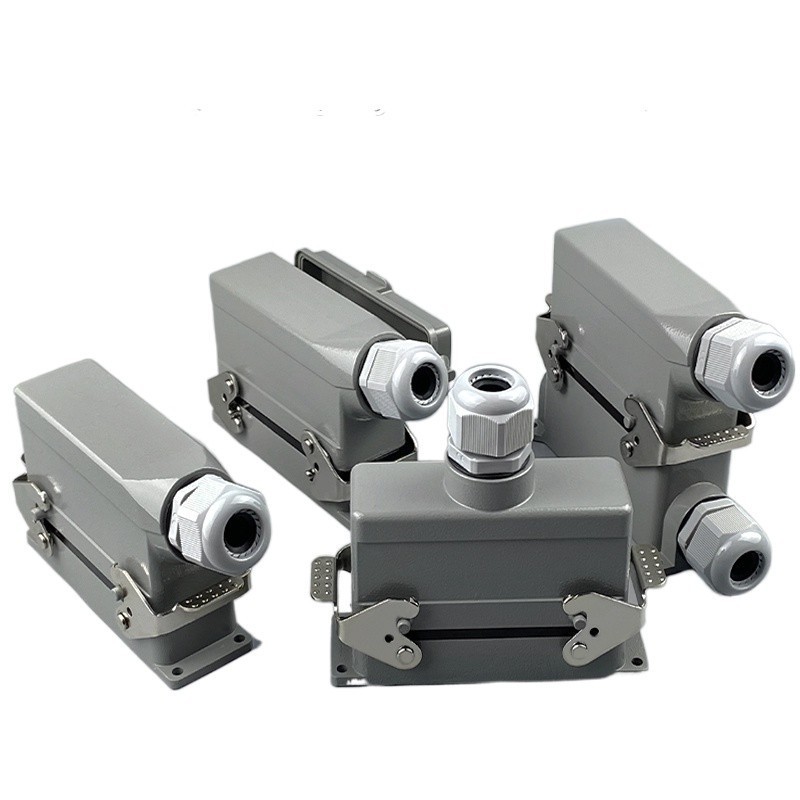 EVTSCAN Heavy Load Connector Rechthoekig Industrieel Waterdicht 16A 500V HDC ‑HE‑024‑1‑PG21
