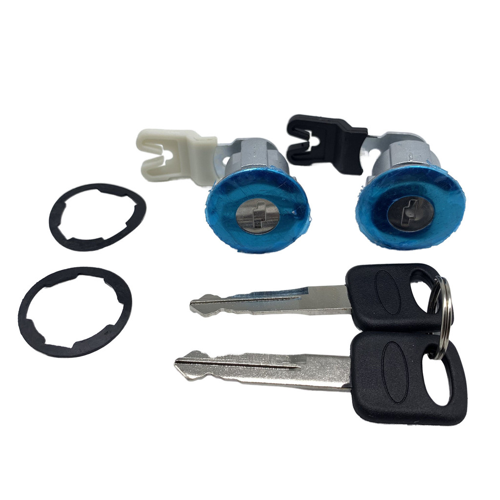 2x Door Lock Cylinder Set With 2 Keys For 1998-2003 Ford Ranger / Mazda – F87Z7821990BA